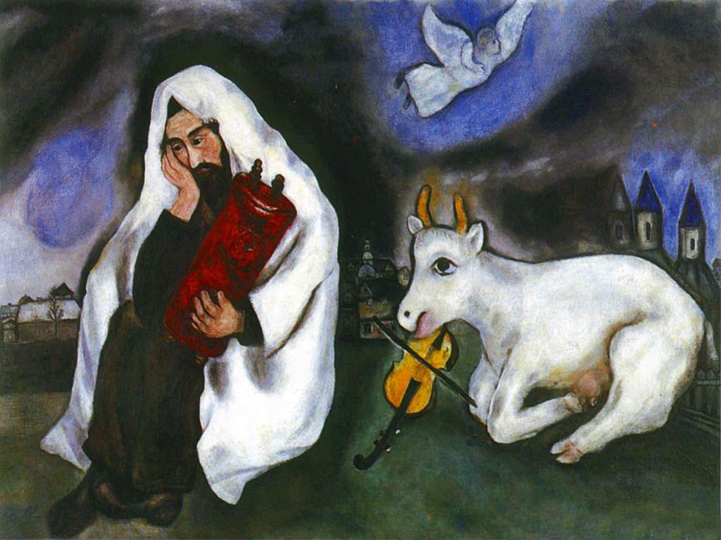 Solitude Zeitgenosse Marc Chagall Ölgemälde